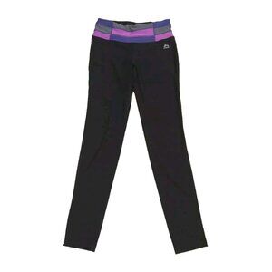 RBX Leggings Womens Small Black Pink Purple Gray Athletic